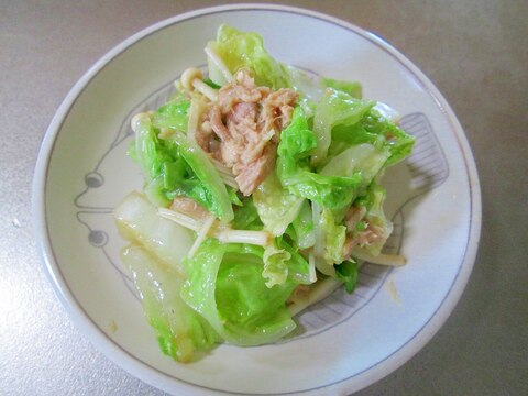 白菜とシーチキンのレンジ蒸し